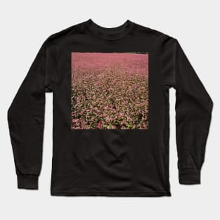 Pink meadow picture Long Sleeve T-Shirt